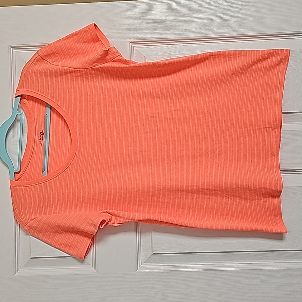 bcg neon orange with white stripes, short- sleeve t-shirt Size XL - Picture 11 of 11
